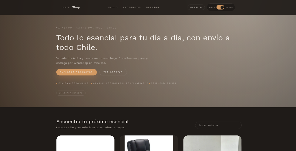 Cata Shop — tienda online